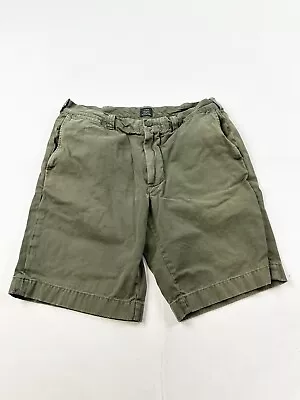 J.Crew Chino Shorts Mens Size 32 Green Stanton Short • $12.42