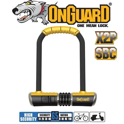 OnGuard Bulldog Series U-Lock — Combo —AUS STOCK— Bike Bicycle U D Combination • $57.99