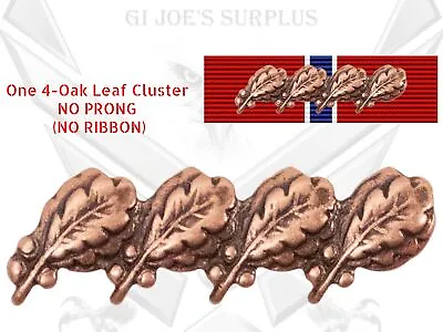 No Prong Military 4 Bronze Oak Leaf Cluster Bar OLC 5/16 Device Ribbons 3A4 • £5.77