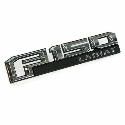 $34.95 • Buy 15-16 Ford F-150 Lariat Fender Nameplate Emblem Chrome New OEM FL3Z-16720-F