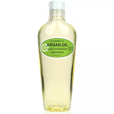 8 Oz Premium 100% Pure Organic Cold Pressed Natural Moroccan Argan Oil • $17.99