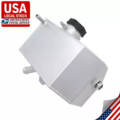 For Ford Mustang 2015+ Aluminium Coolant Radiator Expansion Overflow Tank W/ Cap • $84.50