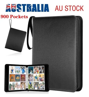 900 Pockets Cards Holder Storage Bag 900 Card Holder Capacity Album Collector AU • $27.99
