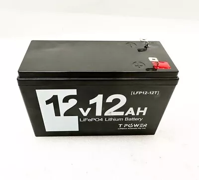 12V 12Ah LiFePO4 Lithium Rechargeable Battery Same Size As 12v 7ah 12v 9ah 12v 8 • $129.99