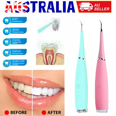 $14.95 • Buy Teeth Whitening Ultrasonic Dental Tool Kit Oral Tooth Cleaner Stain Tartar Clean