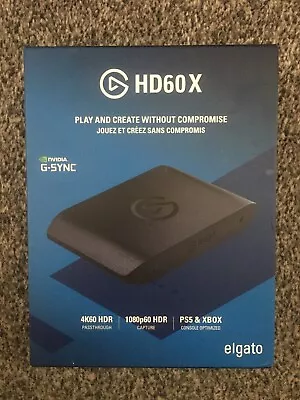 Elgato HD60 X / External Video Gaming Capture Card /NEW NEVER OPENED • £139.99