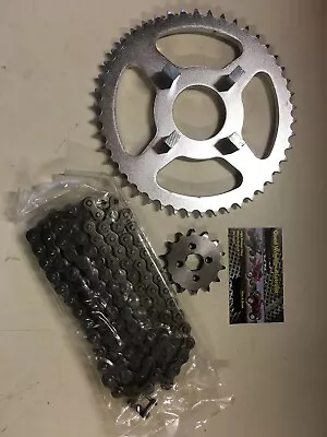 Honda Xr 75 & Xr 80 R Chain & Sprocket Kit 14 T Front 44 T Rear 420 Chain  Up To • $84.95