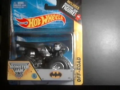 Monster Jam Hot Wheels Truck W/figure 1:64  Batman  #3 MIP • $25