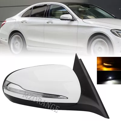 Passenger Side Mirror For Mercedes Benz C Class W205 C180 C260 C300 White 16Pin • $151.99