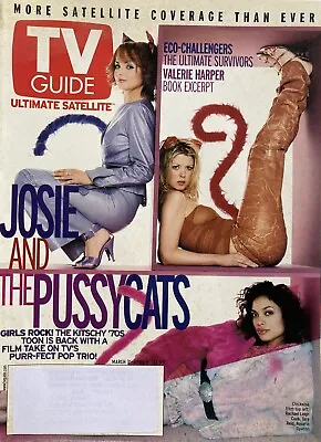 ROSARIO DAWSON TARA REID RACHAEL LEIGH COOK 2001 TV GUIDE Magazine THE PUSSYCATS • $8