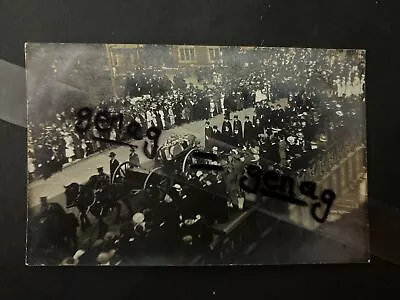 Norwich Edith Cavell Funeral Procession Prince Of Wales Rd RP Postcard Unused • £15