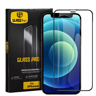 $5.95 • Buy Tempered Glass Screen Protector For IPhone 14 13 12 11 Pro XS MAX XR X 7 8 Plus