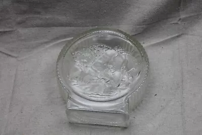 Vintage Anchor Hocking American Indian Head Buffalo Nickel Clear Glass Coin Bank • $24.99