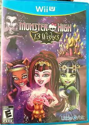 Nintendo  Wii  Monster High  13 Wishes Game Tested • $10