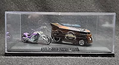 Hot Wheels Liberty Promotions Sturgis Volkswagen Bus & Purple Chopper • $50