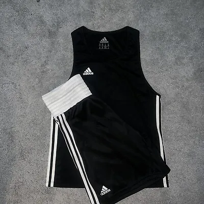 £35 • Buy Adidas Base Boxing Kit Ultra Lightweight Training Shorts Sparring Gym Shorts