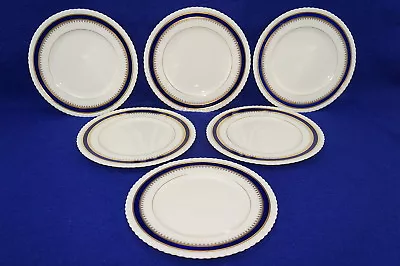 Lenox Georgian Blue J476B (6) Salad Plates 8 1/4  • $93.88