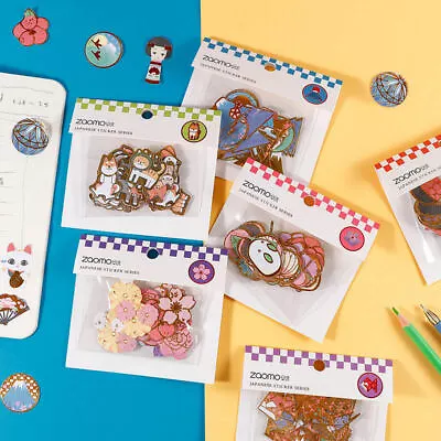 $2.49 • Buy 40pcs Stickers Pack Paper Lover Stationery Bullet Journal Japanese Diary Gift 