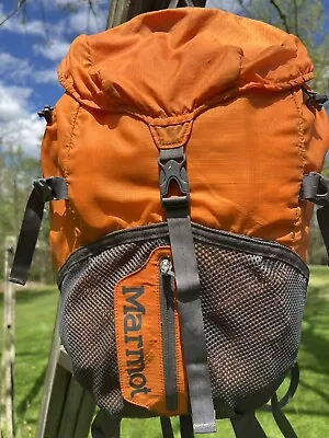 Marmot Kompressor Plus 20 L Backpack Orange / Gray Lightweight Hiking Day Pack • $49.99