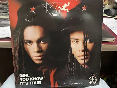 Milli Vanilli Girl You Know It’s True Magic Touch 12  1988 Arista 19780 • $16.99