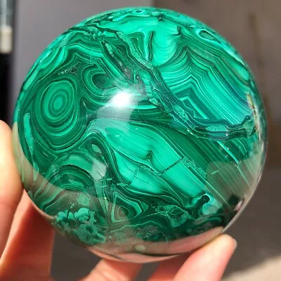 1430g Top Natural Malachite Quartz Crystal Sphere Gemstone Reiki Healing P621 • $0.64