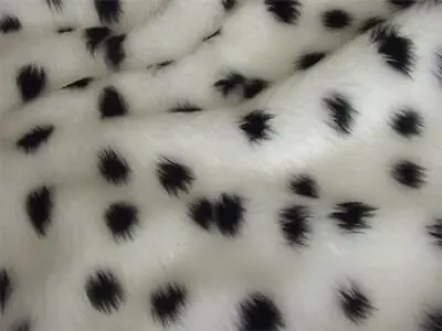 £199.99 • Buy Animal Fun Faux Fur Fabric Material - DALMATIAN
