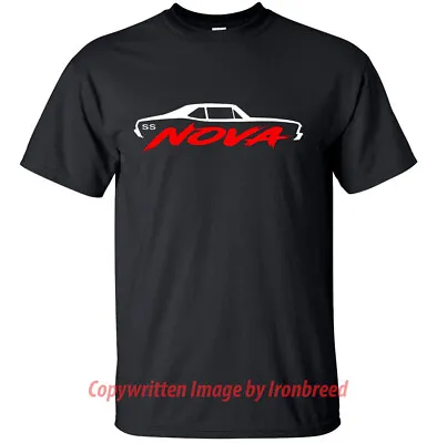 Chevy NOVA SS 1968 1969 1970 1971 1972 T-Shirt Muscle Car 454 68 69 70 71 72 • $19.46