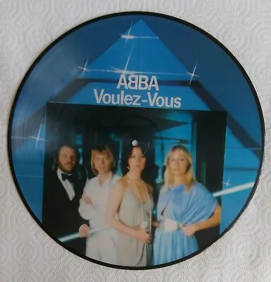 Abba - Voulez-Vous Original 1979 Picture Disc  Excellent Condition LP Vinyl. • £74.99