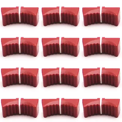 12pcs Slide Fader Knob Cap For YAMAHA MG166CX-USB MG206C Hole 4MM(Red) • $8.99