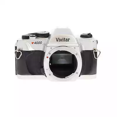 Vivitar V4000 35mm Camera Body For Pentax K-Mount Lens Chrome • $29.99