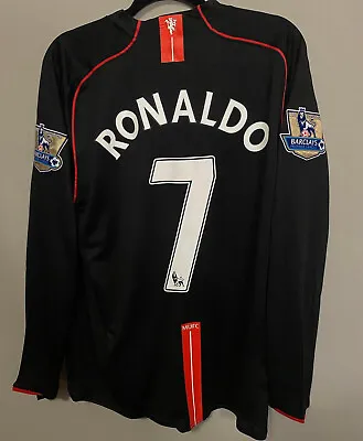 Cristiano Ronaldo Jersey 2007/08 Manchester United Away Long Sleeve • $74.99