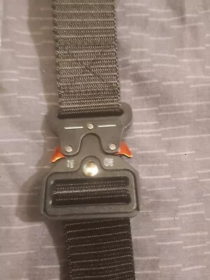 COBRA CLIP STYLE LIGHTWEIGHT TACTICAL BELT (Grey) • £5