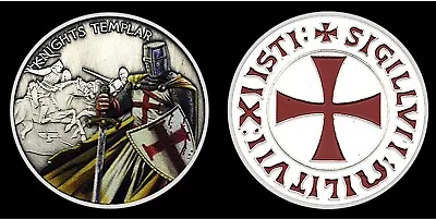 Crusader Knights Templar Token Collectible Coin Gift • $15