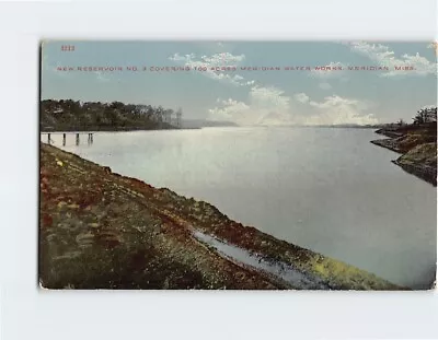 Postcard New Reservoir No. 3 Meridian Water Works Meridian Mississippi • $8.39