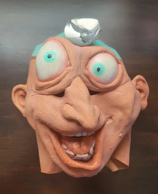 $22.10 • Buy Don Post Studios 1990 Crazy Loony Doctor Dr Wearing Head Mirror Mask