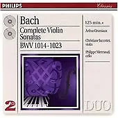 Bach J.S. : Complete Violin Sonatas CD Highly Rated EBay Seller Great Prices • £3.69