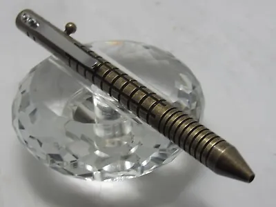 Brass Retro Bolt Action Tactical Pen Survival Self Defense 70g Squares And Circl • $44.99