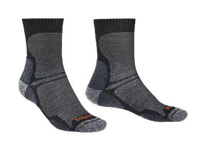 Bridgedale HIKE Ultralight T2 Merino Performance Crew Men's Sock 710099/845 Blk • $25.82