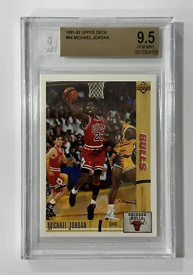 1991-92 Upper Deck #44 Michael Jordan Bgs 9.5 Gem Mint • $199