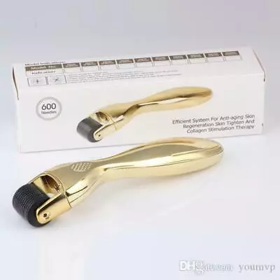 [DRS] 600 Titanium Micro Needle Derma Roller System Skin Care Theraphy • $48.78