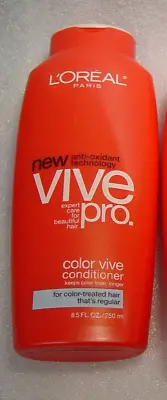 Loreal Vive Pro Color Vive Conditioner For Color Treated Hair Regular 8.5 Oz • $24.45