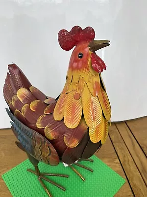 Metal Chicken Ornament- Stunning! • £20