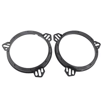 2Pcs Speaker Spacer Adapter Mount 6.5 Inch Black Door Speaker Adapter Spacer Rin • $26.76