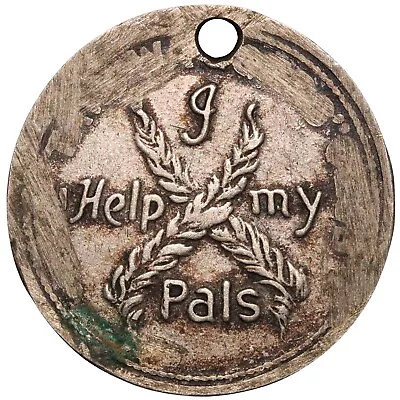 £40 • Buy I Help My Pals '260944' F. Bryan R.A.F. Andover' Modified Tag/Medal