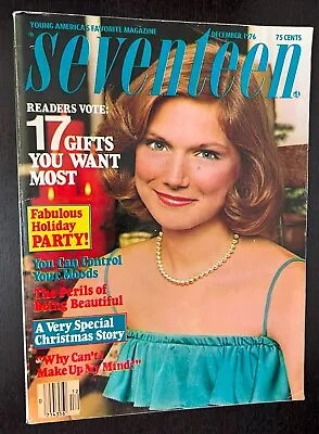 SEVENTEEN MAGAZINE December 1976 -- Christmas Fashion • $19.99