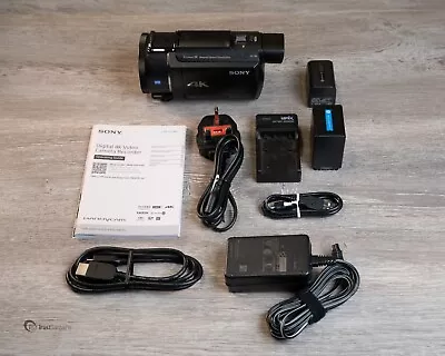 SONY AX53 4k Handycam Digital Camcorder | Boxed Great Condition Two Batteries • £585