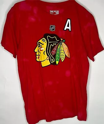Chicago Blackhawks Keith NHL Medium Shirt Adidas Red Adult Short Sleeve T Shirt • $18