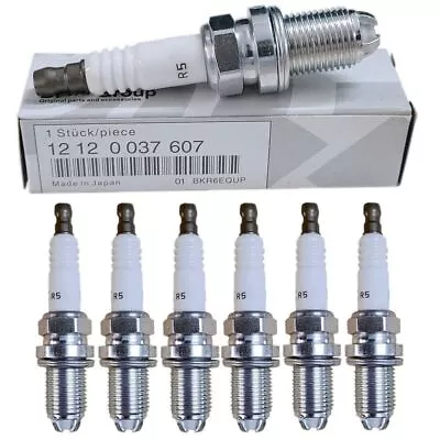 6Pc Spark Plugs Platinum+4 4417 For BMW E39 E46 E83 E36 E53 12120037607 Bosch • $51.24