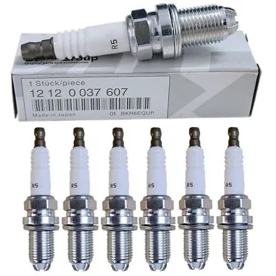 6Pcs Spark Plugs For Bosch Platinum+4 4417 BMW E39 E46 E83 E36 E53 12120037607 • $48.54
