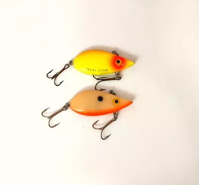 (2) Vintage Pre-Rapala Storm Texas Shad Fishing Lures Lot Of 2 • $16.99